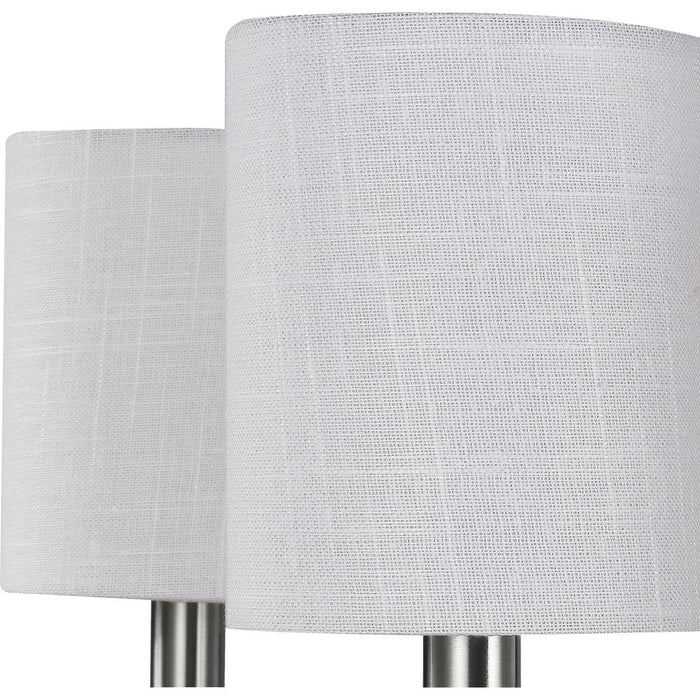 Progress Lighting Bonita Collection Six-Light Brushed Nickel Foyer Chandelier (P400227-009)