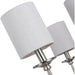 Progress Lighting Bonita Collection Six-Light Brushed Nickel Foyer Chandelier (P400227-009)