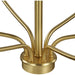 Progress Lighting Bonita Collection Six-Light Satin Brass Foyer Chandelier (P400227-012)