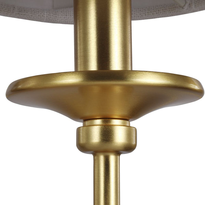 Progress Lighting Bonita Collection Six-Light Satin Brass Foyer Chandelier (P400227-012)