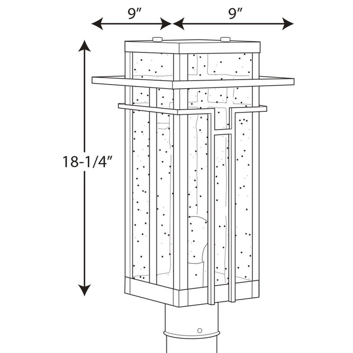 Progress Lighting Boxwood Collection One-Light Post Lantern (P540010-020)