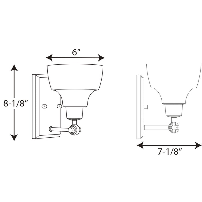 Progress Lighting Bramlett Collection One-Light Bath And Vanity (P300039-015)
