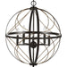 Progress Lighting Brandywine Collection Antique Bronze Five-Light Pendant (P500287-020)