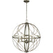 Progress Lighting Brandywine Collection Silver Ridge Five-Light Pendant (P500287-134)