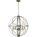 Progress Lighting Brandywine Collection Silver Ridge Five-Light Pendant (P500287-134)