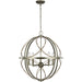 Progress Lighting Brandywine Collection Silver Ridge Five-Light Pendant (P500287-134)