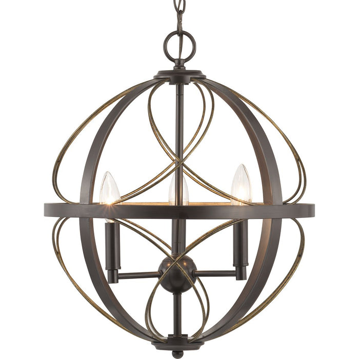 Progress Lighting Brandywine Collection Three-Light Pendant (P500068-020)