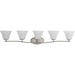 Progress Lighting Bravo Collection Five-Light Bath And Vanity (P2016-09)