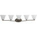 Progress Lighting Bravo Collection Five-Light Bath And Vanity (P2016-20W)