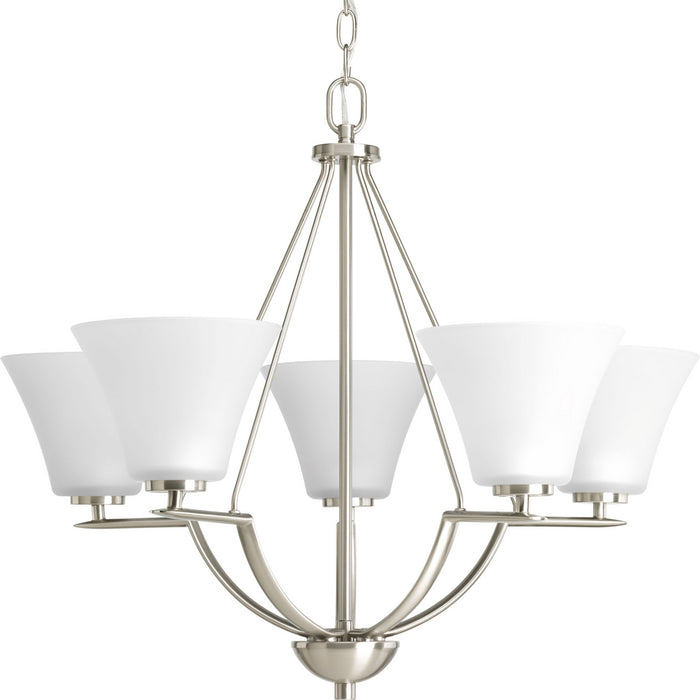 Progress Lighting Bravo Collection Five-Light Chandelier (P4623-09)