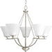 Progress Lighting Bravo Collection Five-Light Chandelier (P4623-09)