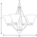 Progress Lighting Bravo Collection Four-Light Chandelier (P4622-20W)