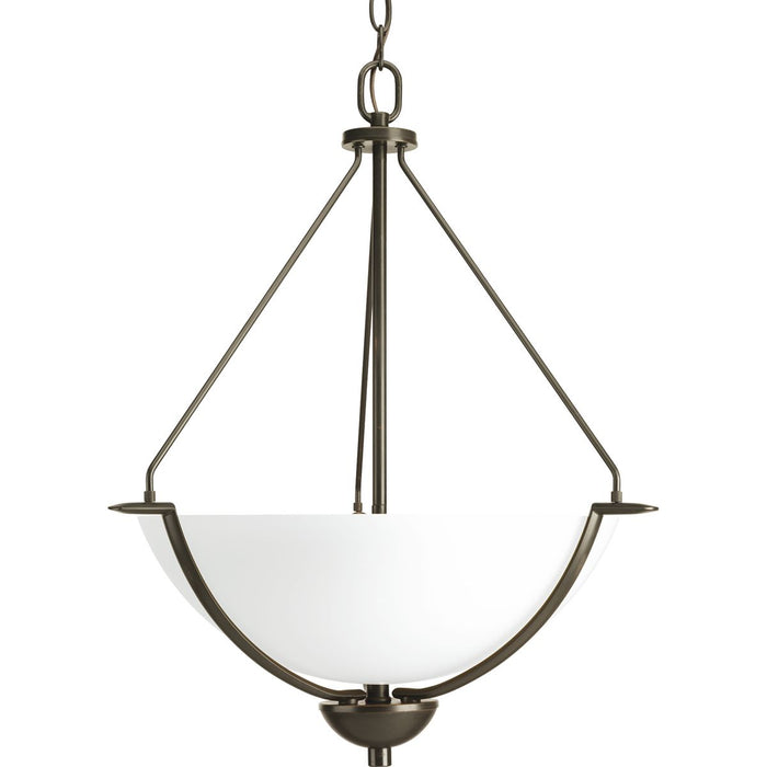 Progress Lighting Bravo Collection Three-Light Inverted Pendant (P3912-20W)