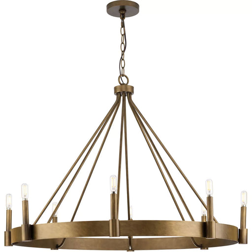 Progress Lighting Breckenridge Collection 60W Eight-Light Chandelier Aged Bronze (P400319-196)