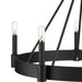 Progress Lighting Breckenridge Collection 60W Five-Light Chandelier Matte Black (P400318-31M)