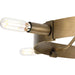 Progress Lighting Breckenridge Collection 60W Five-Light Semi-Flush Mount Aged Bronze (P350240-196)