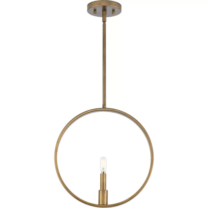 Progress Lighting Breckenridge Collection 60W One-Light Pendant Aged Bronze (P500412-196)