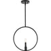 Progress Lighting Breckenridge Collection 60W One-Light Pendant Matte Black (P500412-31M)