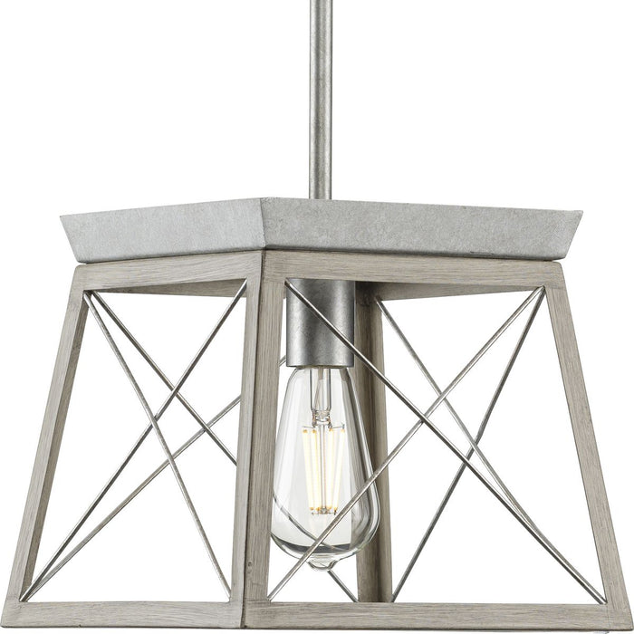 Progress Lighting Briarwood Collection 1 Light 100W Medium Base Mini-Pendant Fixture (P500041-141)