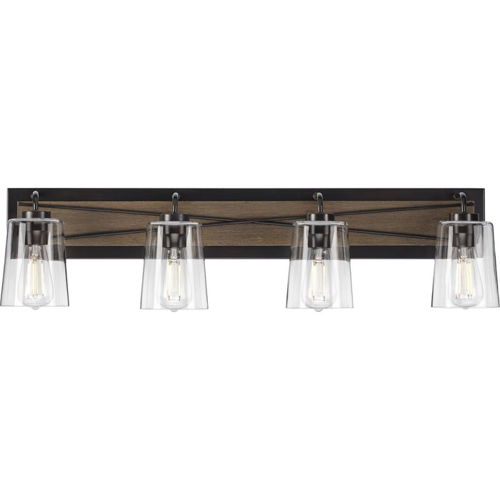 Progress Lighting Briarwood Collection Four-Light Bath And Vanity (P300232-020)