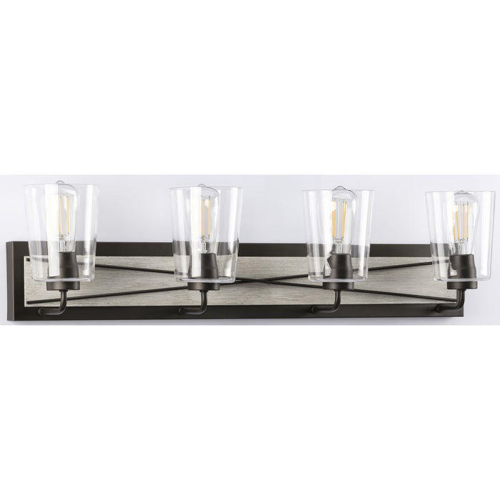 Progress Lighting Briarwood Collection Four-Light Bath And Vanity (P300232-143)