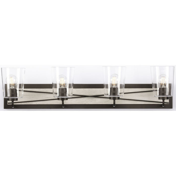 Progress Lighting Briarwood Collection Four-Light Bath And Vanity (P300232-143)