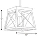 Progress Lighting Briarwood Collection One-Light Mini-Pendant (P500041-020)