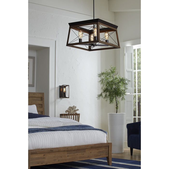 Progress Lighting Briarwood Collection One-Light Wall Sconce (P710012-020)