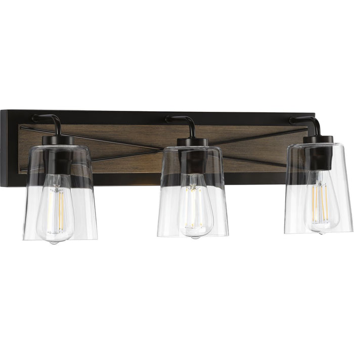 Progress Lighting Briarwood Collection Three-Light Bath And Vanity (P300231-020)