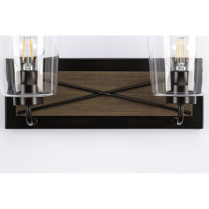 Progress Lighting Briarwood Collection Two-Light Bath And Vanity (P300230-020)