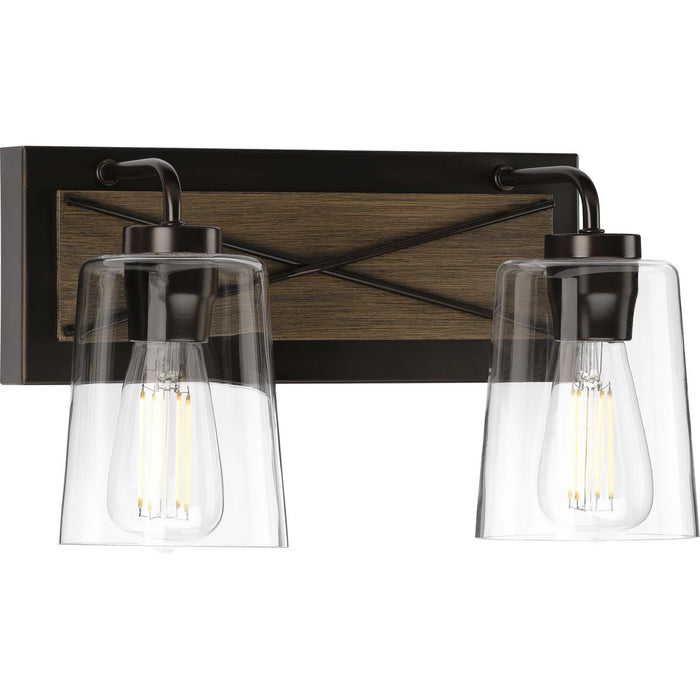 Progress Lighting Briarwood Collection Two-Light Bath And Vanity (P300230-020)