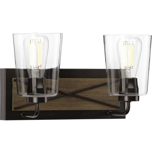 Progress Lighting Briarwood Collection Two-Light Bath And Vanity (P300230-020)