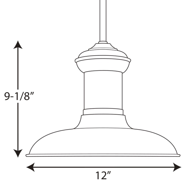 Progress Lighting Brookside Collection One-Light Pendant (P5024-09)