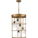 Progress Lighting Burgess Collection 60W Five-Light Foyer Aged Bronze (P500402-196)