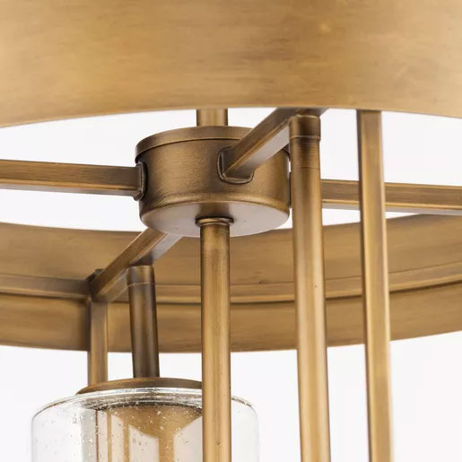 Progress Lighting Burgess Collection 60W Five-Light Foyer Aged Bronze (P500402-196)