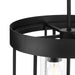 Progress Lighting Burgess Collection 60W Five-Light Foyer Matte Black (P500402-31M)