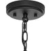 Progress Lighting Burgess Collection 60W Five-Light Foyer Matte Black (P500402-31M)