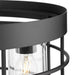 Progress Lighting Burgess Collection 60W Four-Light Chandelier Matte Black (P400311-31M)