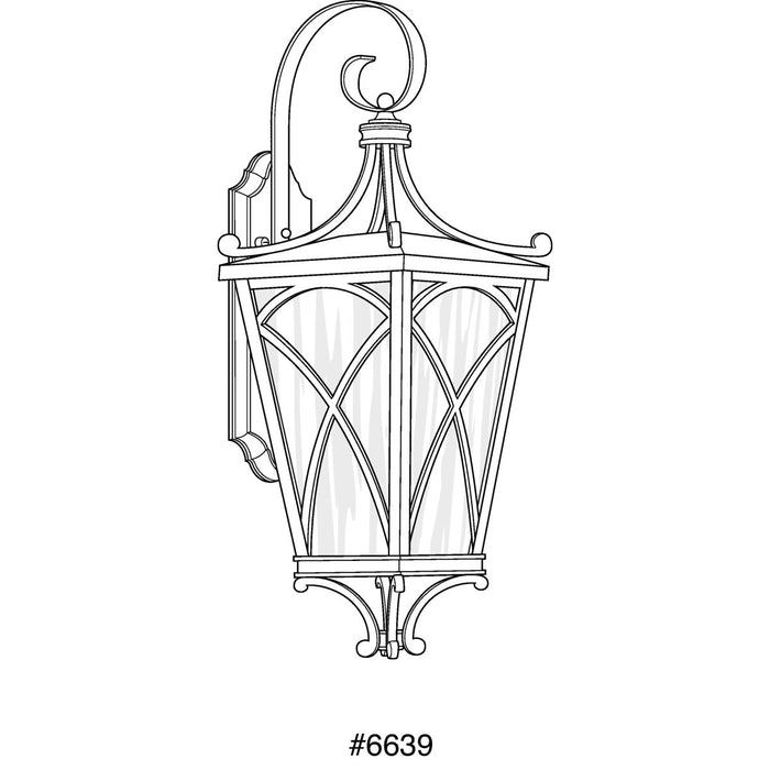 Progress Lighting Cadence Collection Three-Light Large Wall Lantern (P6639-108)