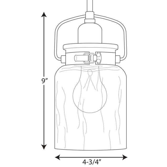 Progress Lighting Calhoun Collection One-Light Mini-Pendant (P500055-020)