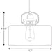 Progress Lighting Calhoun Collection One-Light Pendant (P500152-020)