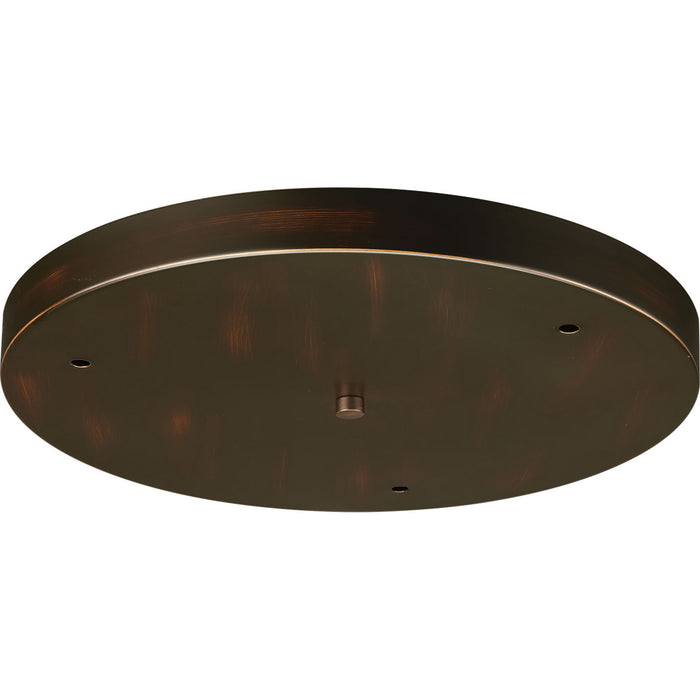 Progress Lighting Canopy Kit 15-1/2 Inch Round For Up To 3 Pendants (P8403-20)