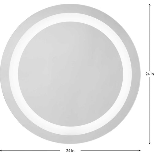 Progress Lighting Captiva LED Collection 24W LED Illuminated Mirror White (P300454-030-30)