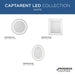 Progress Lighting Captiva LED Collection 24W LED Illuminated Mirror White (P300454-030-30)