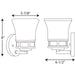 Progress Lighting Cascadia Collection One-Light Bath And Vanity (P2146-20)