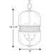 Progress Lighting Cayce Collection Three-Light Pendant (P500156-015)