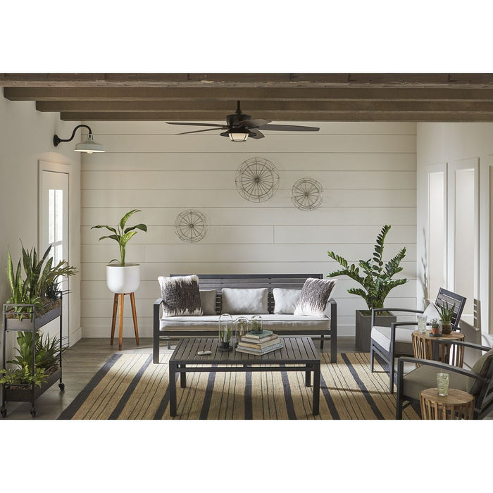 Progress Lighting Cedar Springs Collection White One-Light Extra Large Wall Lantern (P560091-030)