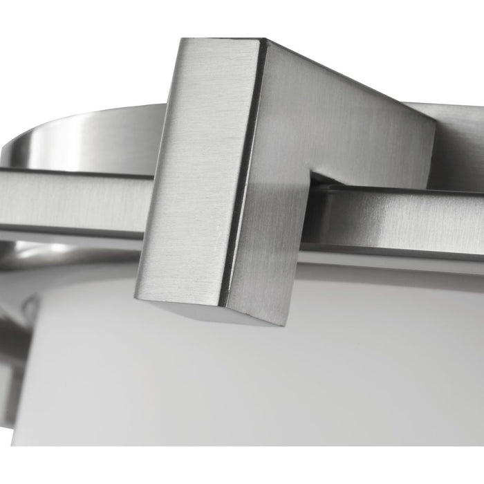 Progress Lighting Chadwick Collection Two-Light Brushed Nickel 15-3/8 Inch Flush Mount (P350171-009)