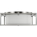 Progress Lighting Chadwick Collection Two-Light Brushed Nickel 15-3/8 Inch Flush Mount (P350171-009)