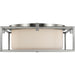Progress Lighting Chadwick Collection Two-Light Brushed Nickel 15-3/8 Inch Flush Mount (P350171-009)